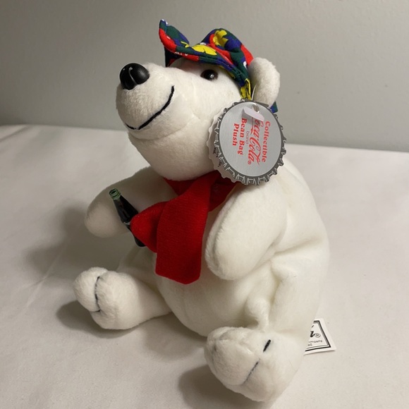 Vintage 90’s Coca Cola Plush Bean Bags Lot of 4 - Picture 10 of 16